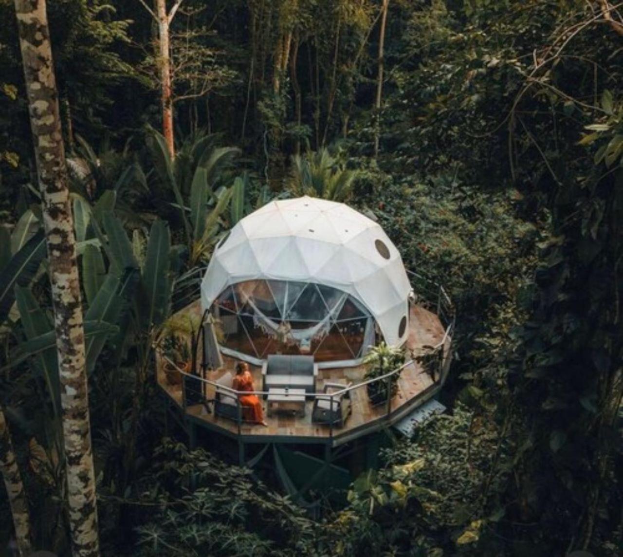 Faith Glamping Dome Costa Rica Hotel มันซานีโย ภายนอก รูปภาพ